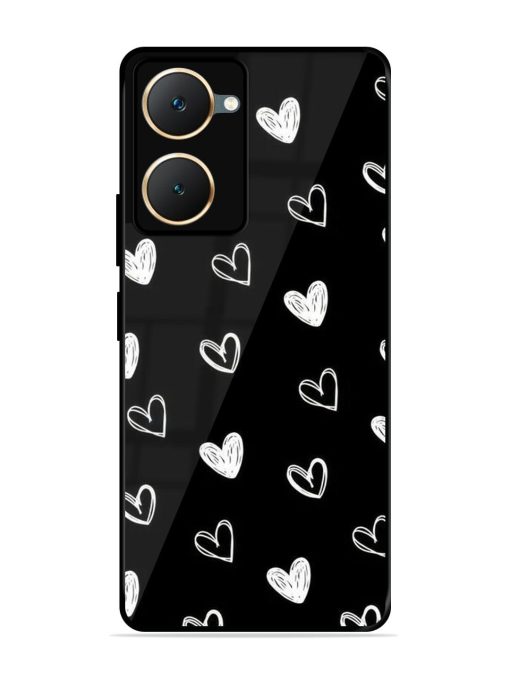 Scattered Hearts Glossy Soft Edge Case for Vivo Y18E