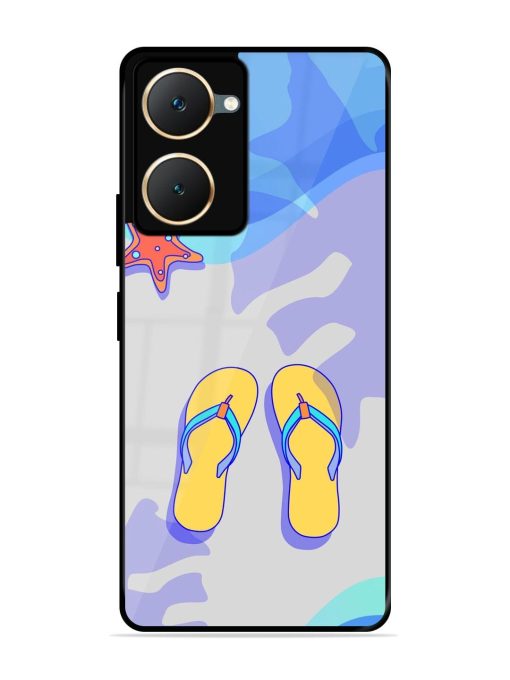 Sandy Toes And Salty Seas Glossy Soft Edge Case for Vivo Y18E