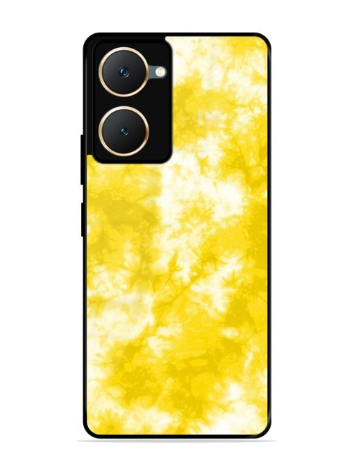 Golden Tie-Dye Twirl Glossy Soft Edge Case for Vivo Y18E