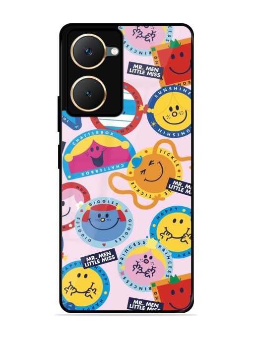 Whimsical Mr. Men & Little Miss Glossy Soft Edge Case for Vivo Y18E