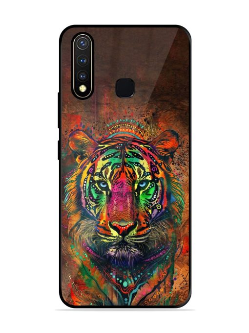 Cosmic Tiger Glossy Soft Edge Case for Vivo Y19