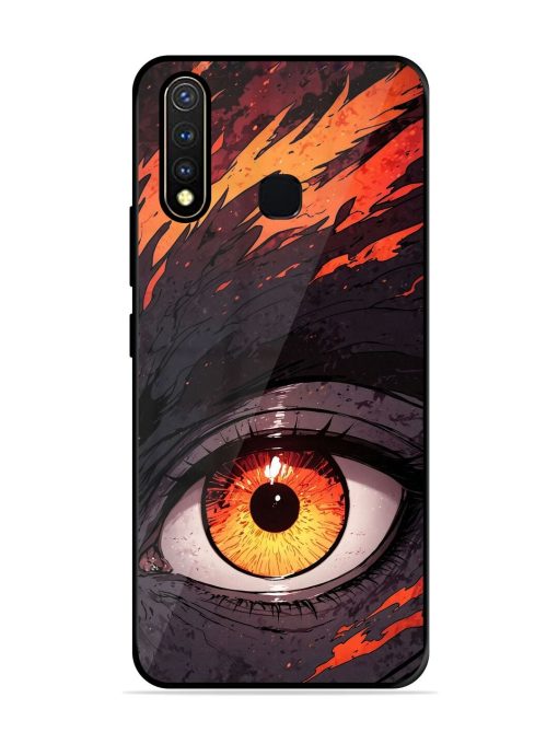 Inferno Gaze Glossy Soft Edge Case for Vivo Y19