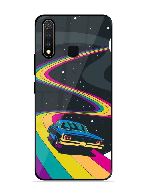 Rainbow Road Glossy Soft Edge Case for Vivo Y19