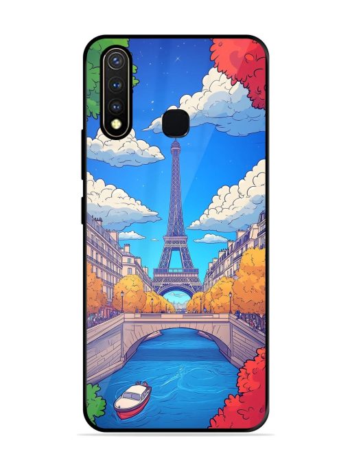 Parisian Panorama Glossy Soft Edge Case for Vivo Y19