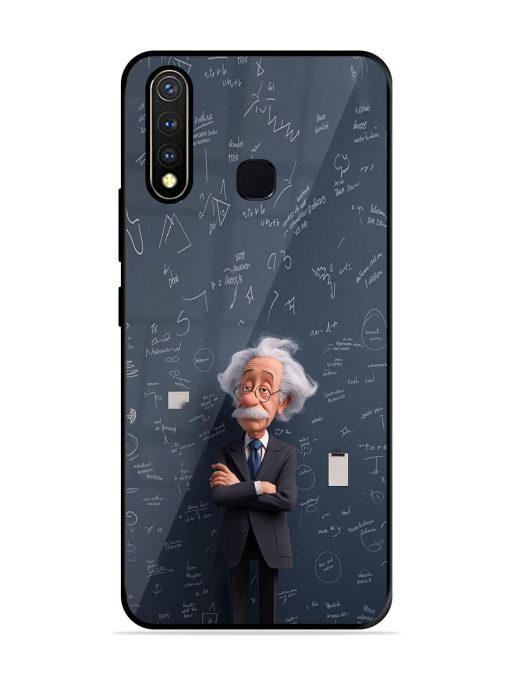 Albert Einstein Glossy Soft Edge Case for Vivo Y19