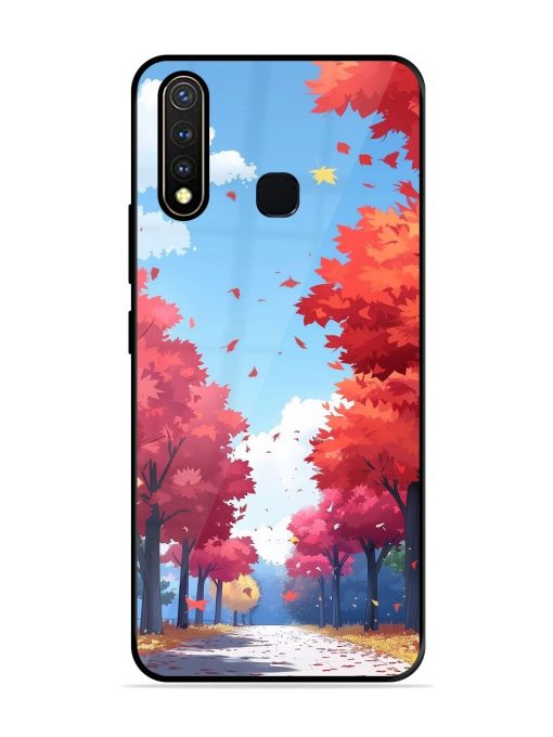 Autumn'S Embrace Glossy Soft Edge Case for Vivo Y19