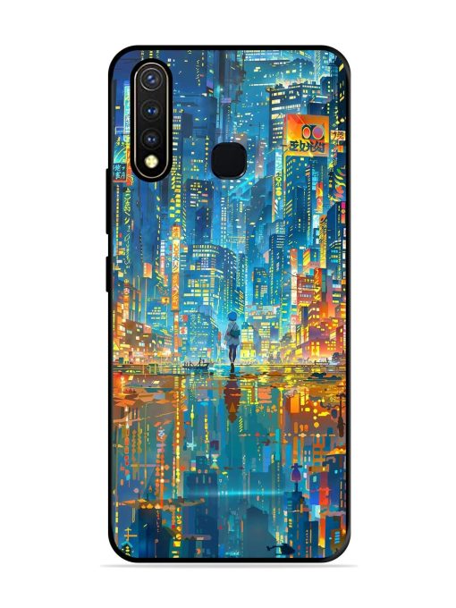 Neon Metropolis Glossy Soft Edge Case for Vivo Y19