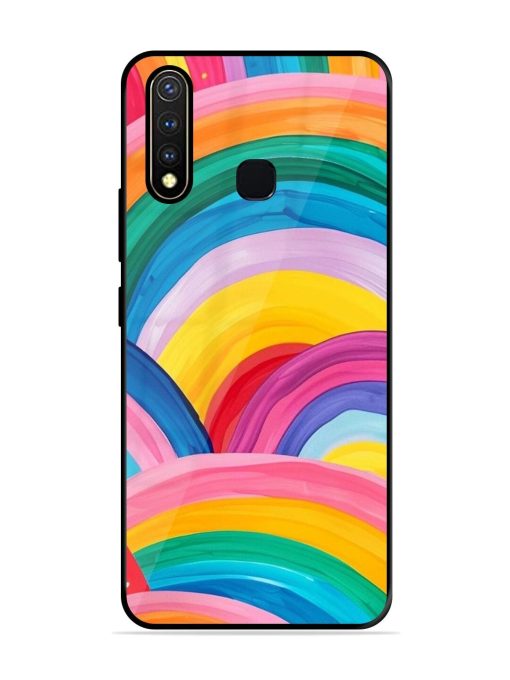 Rainbow Symphony Glossy Soft Edge Case for Vivo Y19