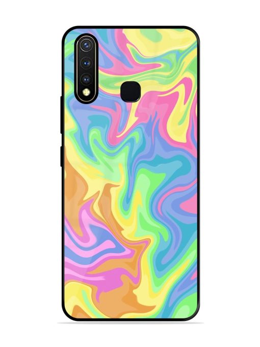 Whimsical Swirl Glossy Soft Edge Case for Vivo Y19