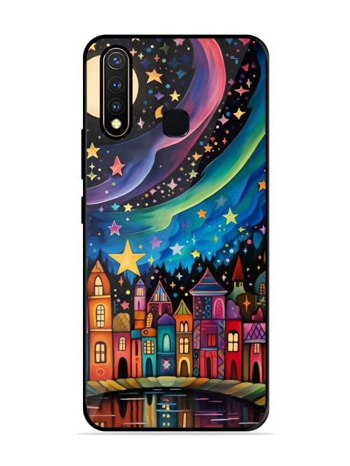 Starlit Village Glossy Soft Edge Case for Vivo Y19