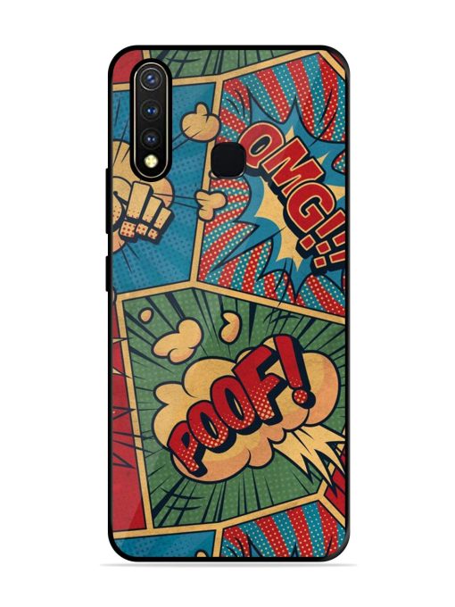 Comic Book Chaos Glossy Soft Edge Case for Vivo Y19