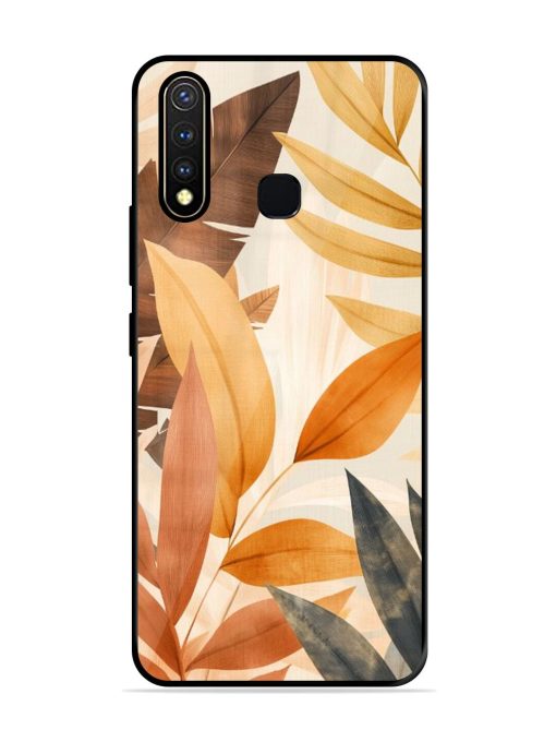 Earthy Elegance Glossy Soft Edge Case for Vivo Y19