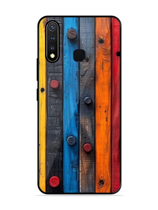 Rainbow Plank Glossy Soft Edge Case for Vivo Y19