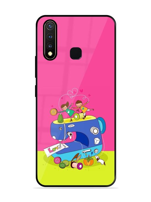 Sew Cute Glossy Soft Edge Case for Vivo Y19