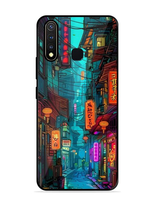 Neon Nightscape Glossy Soft Edge Case for Vivo Y19