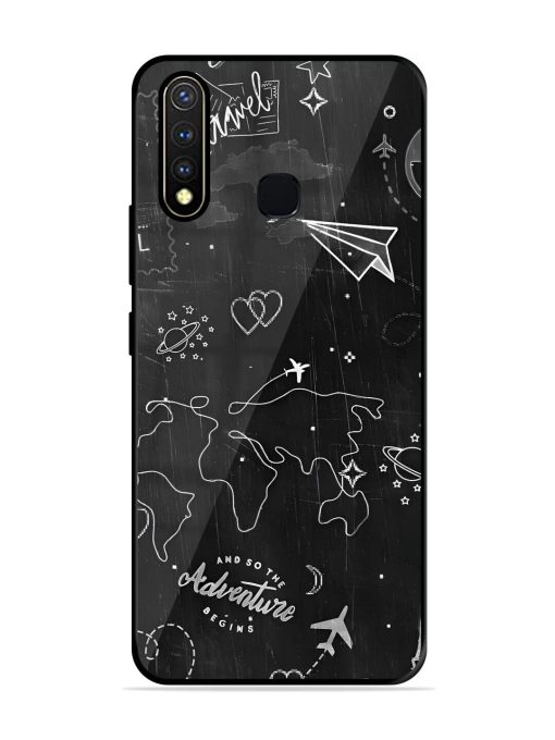 Wanderlust Sketchbook Glossy Soft Edge Case for Vivo Y19