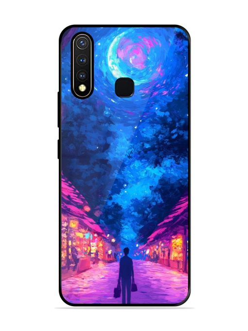 Neon Nightscape Glossy Soft Edge Case for Vivo Y19