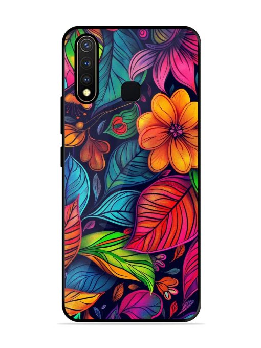 Rainbow Of Blooms Glossy Soft Edge Case for Vivo Y19