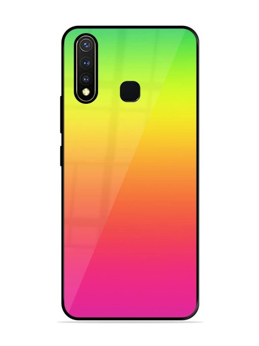 Rainbow Gradient Glossy Soft Edge Case for Vivo Y19