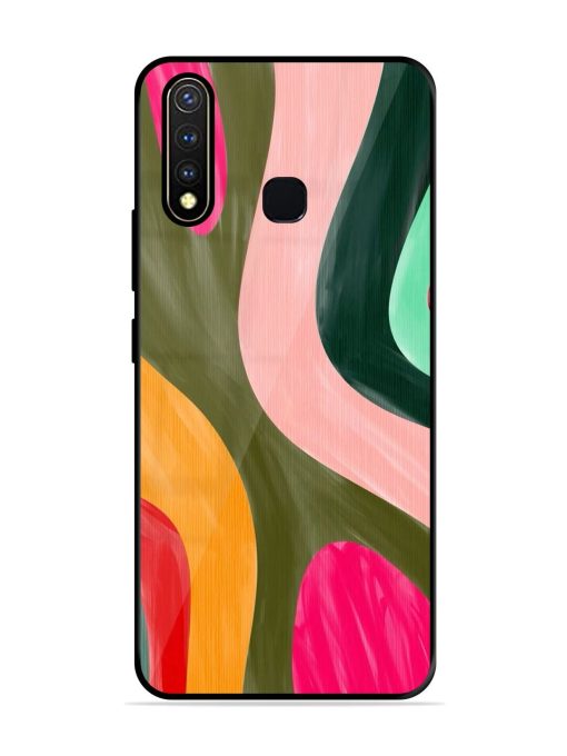 Wavy Wonderland Glossy Soft Edge Case for Vivo Y19