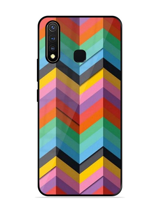 Colorful Zigzag Glossy Soft Edge Case for Vivo Y19