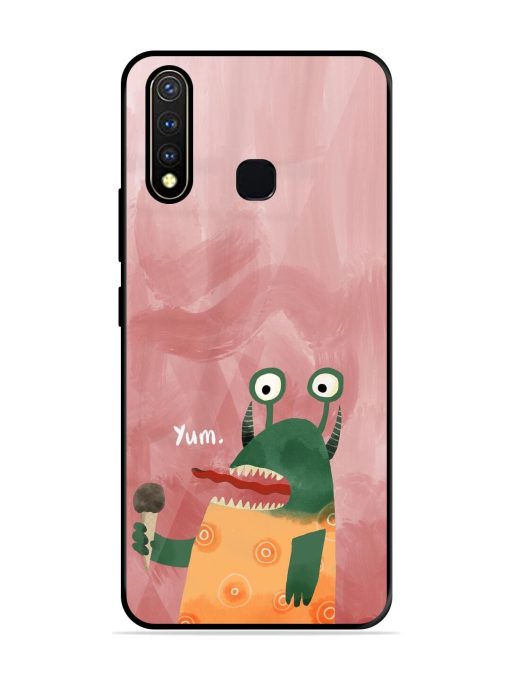 Hungry Monster Glossy Soft Edge Case for Vivo Y19