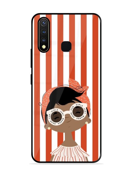 Girls Just Wanna Have Fun Glossy Soft Edge Case for Vivo Y19