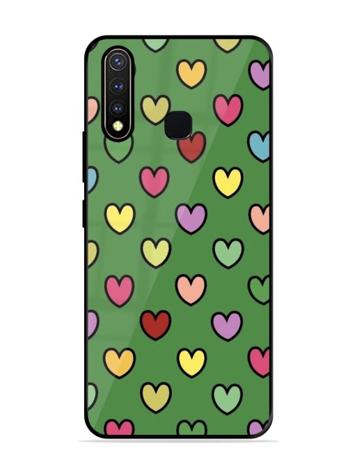 Rainbow Heart Parade Glossy Soft Edge Case for Vivo Y19