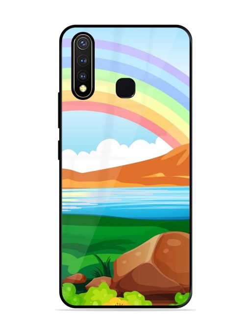 Rainbow Over The Lake Glossy Soft Edge Case for Vivo Y19