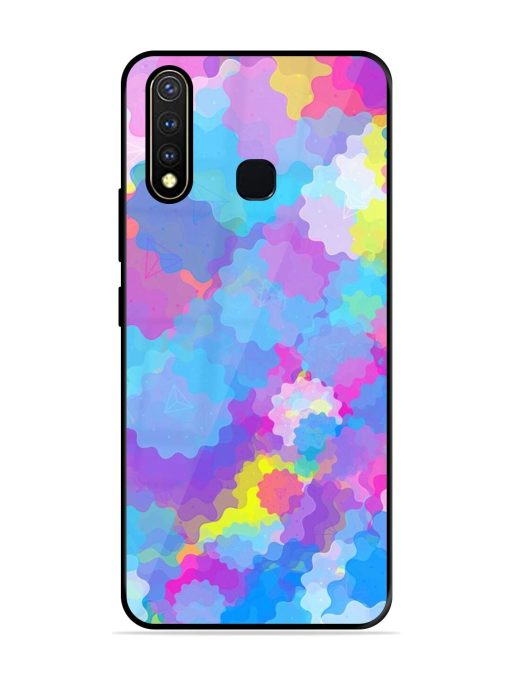 Psychedelic Cloud Burst Glossy Soft Edge Case for Vivo Y19