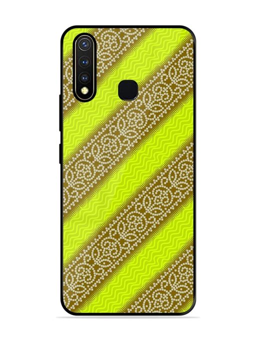 Golden Bandana Bliss Glossy Soft Edge Case for Vivo Y19