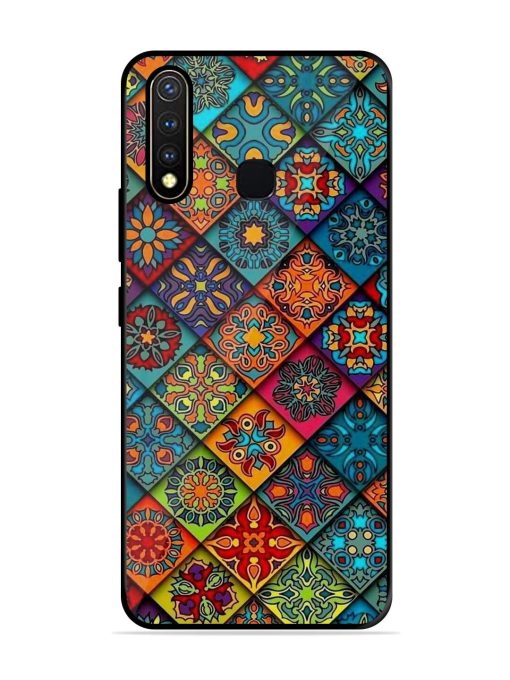 Patchwork Mandala Mosaic Glossy Soft Edge Case for Vivo Y19