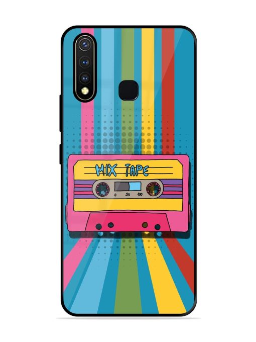 Retro Cassette Tapes Glossy Soft Edge Case for Vivo Y19