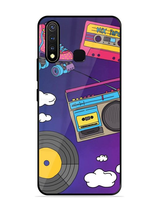 Retro Vibes Glossy Soft Edge Case for Vivo Y19