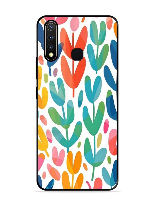 Rainbow Of Blooms Glossy Soft Edge Case for Vivo Y19