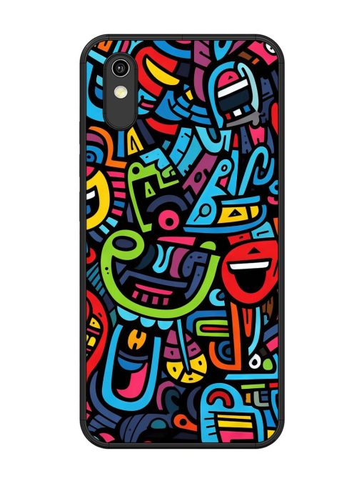 Doodlephoria Glossy Soft Edge Case for Vivo Y1S