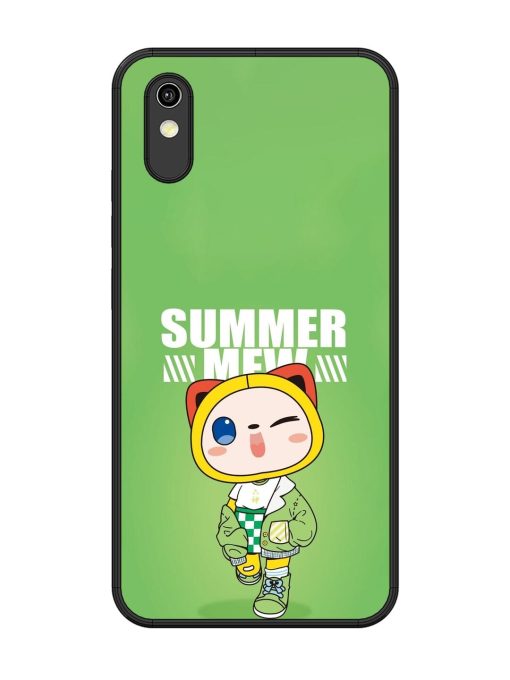 Purrfect Summer Glossy Soft Edge Case for Vivo Y1S