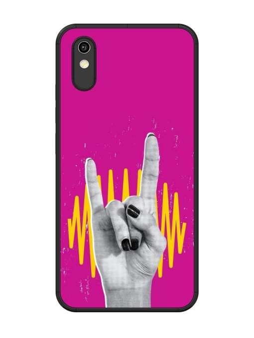 Rock Hand Glossy Soft Edge Case for Vivo Y1S