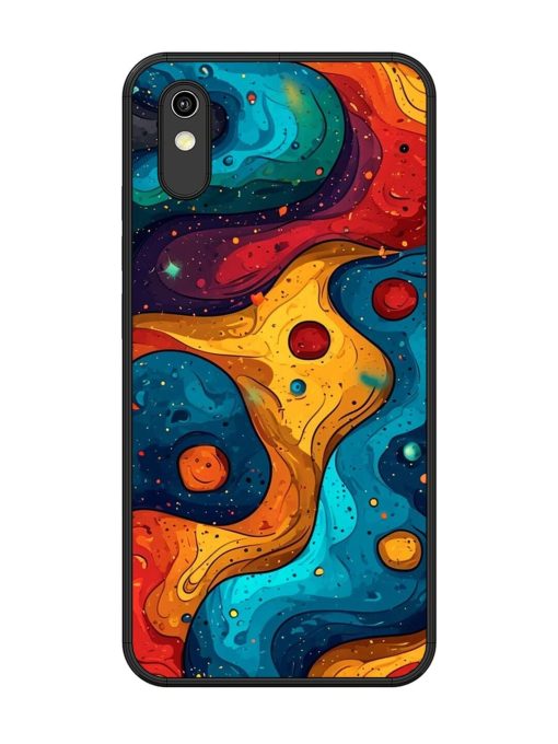 Cosmic Swirl Glossy Soft Edge Case for Vivo Y1S