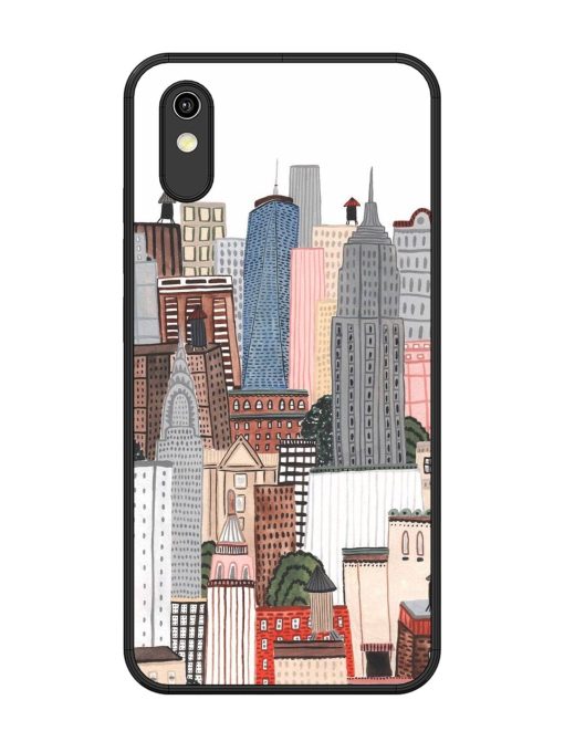 Cityscape Dreams Glossy Soft Edge Case for Vivo Y1S