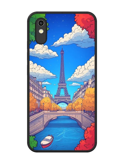 Parisian Panorama Glossy Soft Edge Case for Vivo Y1S