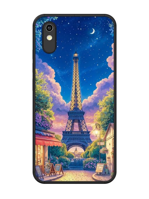 Twilight In Paris Glossy Soft Edge Case for Vivo Y1S