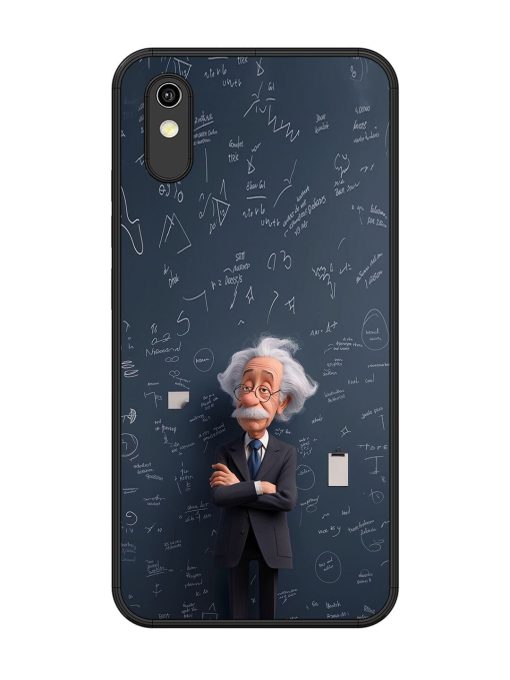 Albert Einstein Glossy Soft Edge Case for Vivo Y1S