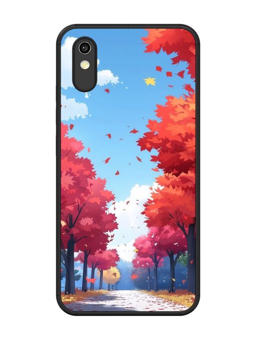 Autumn'S Embrace Glossy Soft Edge Case for Vivo Y1S