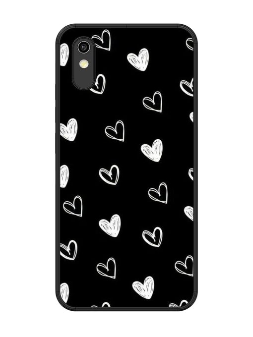 Scattered Hearts Glossy Soft Edge Case for Vivo Y1S