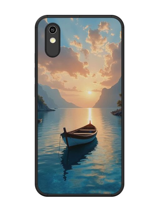 Serene Sunset Glossy Soft Edge Case for Vivo Y1S