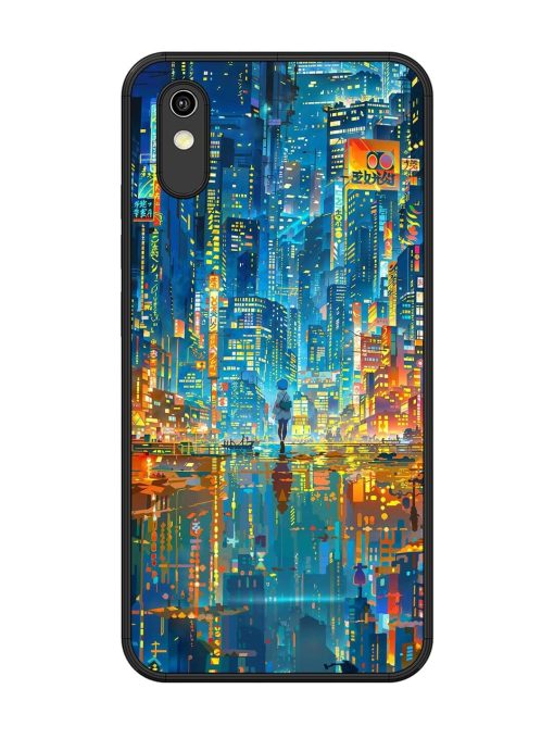 Neon Metropolis Glossy Soft Edge Case for Vivo Y1S