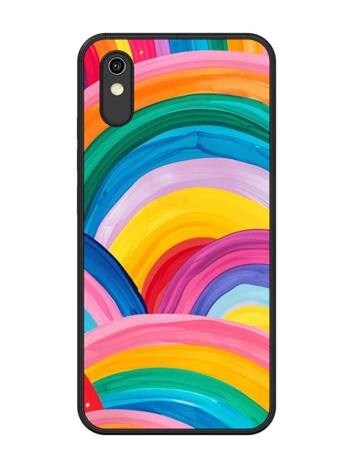 Rainbow Symphony Glossy Soft Edge Case for Vivo Y1S