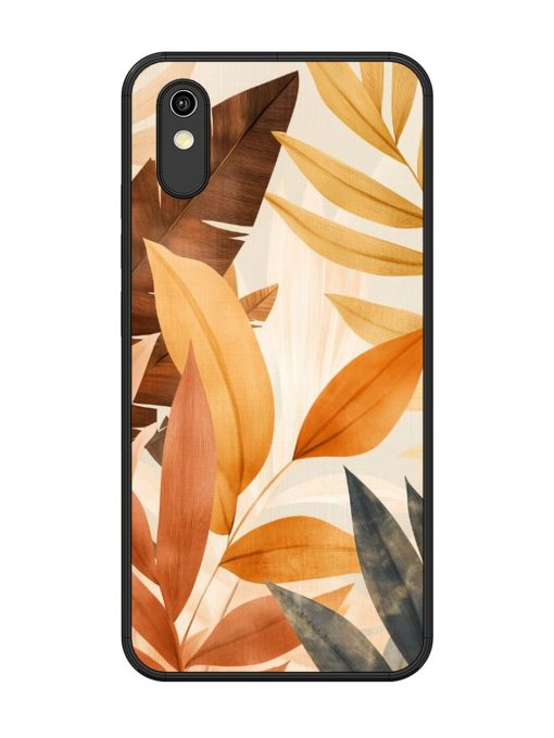 Earthy Elegance Glossy Soft Edge Case for Vivo Y1S