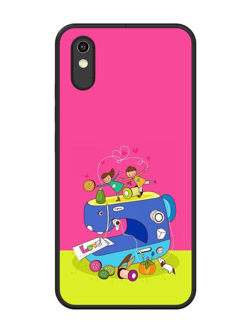 Sew Cute Glossy Soft Edge Case for Vivo Y1S